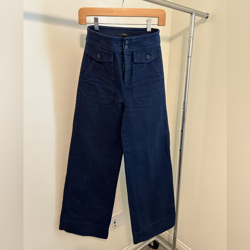 J. Crew wide leg trousers